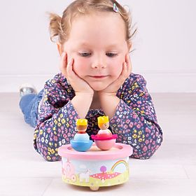 Bigjigs Toys Drewniana pozytywka fantasy