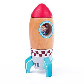 Bigjigs Toys Drewniana rakieta, Bigjigs Toys