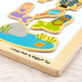 Bigjigs Toys Drewniana Tablica Magnetyczna