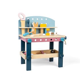 Bigjigs Toys Dziecięcy stół warsztatowy z narzędziami