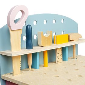 Bigjigs Toys Dziecięcy stół warsztatowy z narzędziami