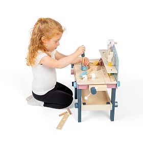 Bigjigs Toys Dziecięcy stół warsztatowy z narzędziami