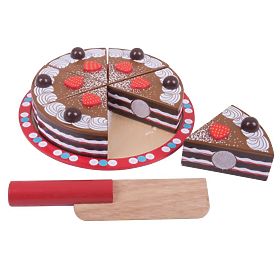 Bigjigs Toys Krojenie Ciasta Czekoladowego