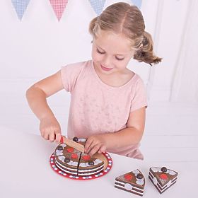 Bigjigs Toys Krojenie Ciasta Czekoladowego
