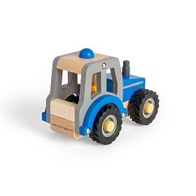 Bigjigs Toys Niebieski Traktor