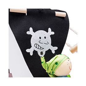 Bigjigs Toys Piracki statek z piratami