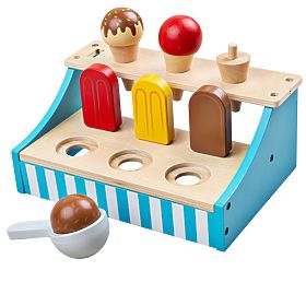 Bigjigs Toys Stojak z lodami, Bigjigs Toys