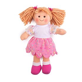 Bigjigs Toys Tkaninowa lalka Darcie 28 cm