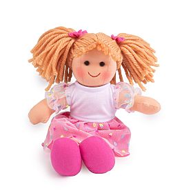 Bigjigs Toys Tkaninowa lalka Darcie 28 cm