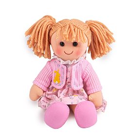 Bigjigs Toys Tkaninowa lalka Ella 34 cm