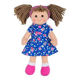 Bigjigs Toys Tkaninowa lalka Hollie 28 cm