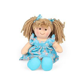 Bigjigs Toys Tkaninowa lalka Maisie - mała 25 cm, Bigjigs Toys