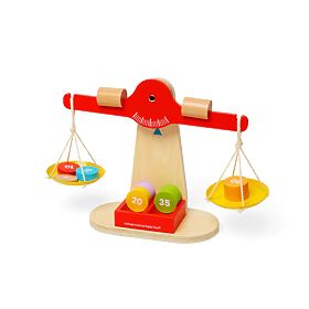 Bigjigs Toys Waga z wyważającymi odważnikami