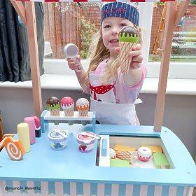 Bigjigs Toys Wózek z lodami