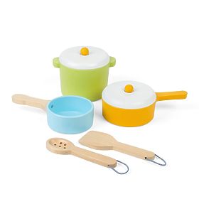 Bigjigs Toys Zestaw naczyń 7 elementów