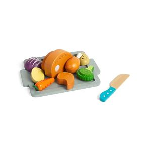 Bigjigs Toys Zestaw Pieczony kurczak z warzywami, Bigjigs Toys