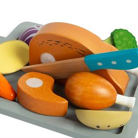 Bigjigs Toys Zestaw Pieczony kurczak z warzywami