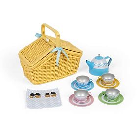Bigjigs Toys Zestaw piknikowy w koszyku