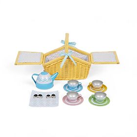 Bigjigs Toys Zestaw piknikowy w koszyku, Bigjigs Toys