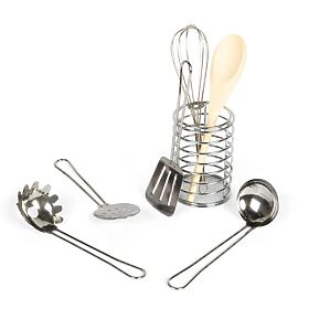 Bigjigs Toys Zestaw przyborów kuchennych
