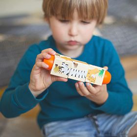 Bigjigs Toys Zmotoryzowana rolka w dżungli