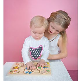 Bino Labirynt motoryczny Znajdź głowę zwierzątka