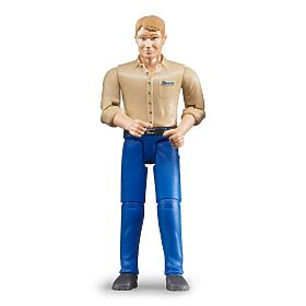 Bruder BWORLD Figurka mężczyzna niebieskie spodnie