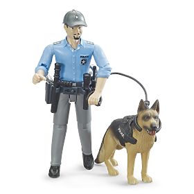 Bruder BWORLD Policjant z psem