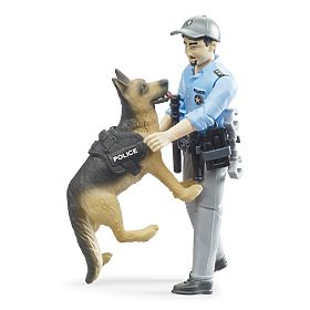 Bruder BWORLD Policjant z psem