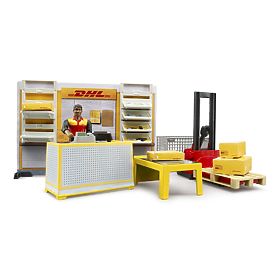 Bruder BWORLD Punkt Przesyłek DHL z akcesoriami