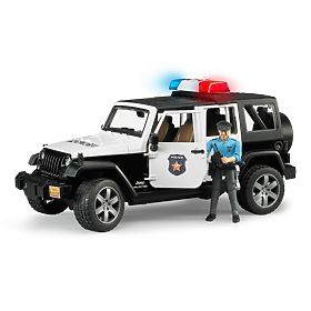 Bruder Jeep Wrangler Rubicon Policja, Bruder