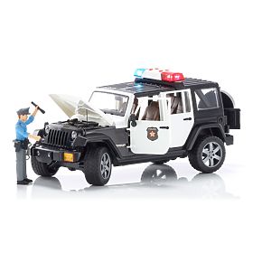 Bruder Jeep Wrangler Rubicon Policja