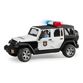 Bruder Jeep Wrangler Rubicon Policja, Bruder