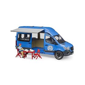Bruder MB Sprinter Camper z kierowcą i akcesoriami, Bruder