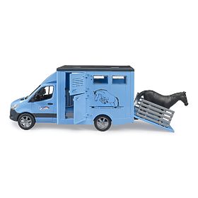 Bruder Pojazd do transportu zwierząt MB Sprinter z figurką konia