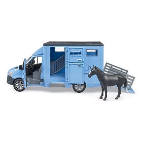 Bruder Pojazd do transportu zwierząt MB Sprinter z figurką konia, Bruder