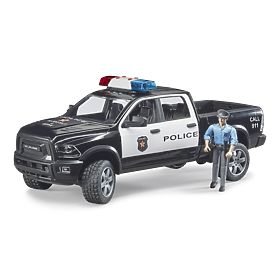 Bruder Policyjny Samochód RAM z Policjantem, Bruder