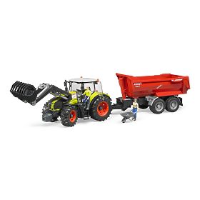 Bruder Traktor CLAAS AXION 950 z ładowaczem czołowym, Bruder
