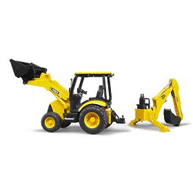 Bruder Traktor JCB MIDI ładowarka czołowa z koparką, Bruder