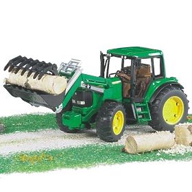 Bruder Traktor JOHN DEERE 6920 z ładowaczem czołowym, Bruder