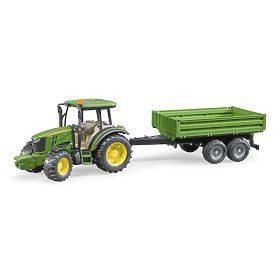 Bruder Traktor John Deere z przyczepą, Bruder