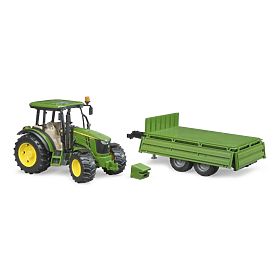 Bruder Traktor John Deere z przyczepą, Bruder