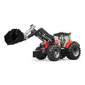Bruder Traktor MASSEY FERGUSON 7624 z ładowaczem czołowym