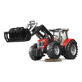 Bruder Traktor MASSEY FERGUSON 7624 z ładowaczem czołowym