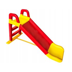 Zjeżdżalnia dziecięca Happy 140 cm - czerwono-żółta