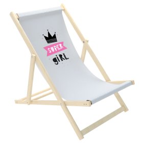 Krzesełko plażowe dla dzieci Super Beach - szare