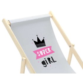 Krzesełko plażowe dla dzieci Super Beach - szare, CHILL