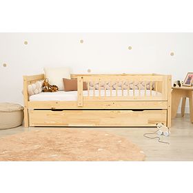 Łóżko dziecięce Teddy Plus - naturalne