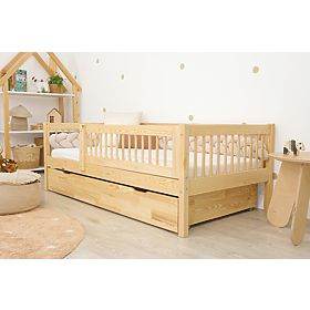 Łóżko dziecięce Teddy Plus - naturalne