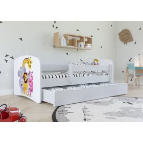 Łóżko dla dziecka z barierką Ourbaby - ZOO III, Ourbaby